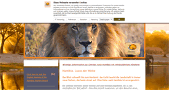 Desktop Screenshot of namibia-tourism.com